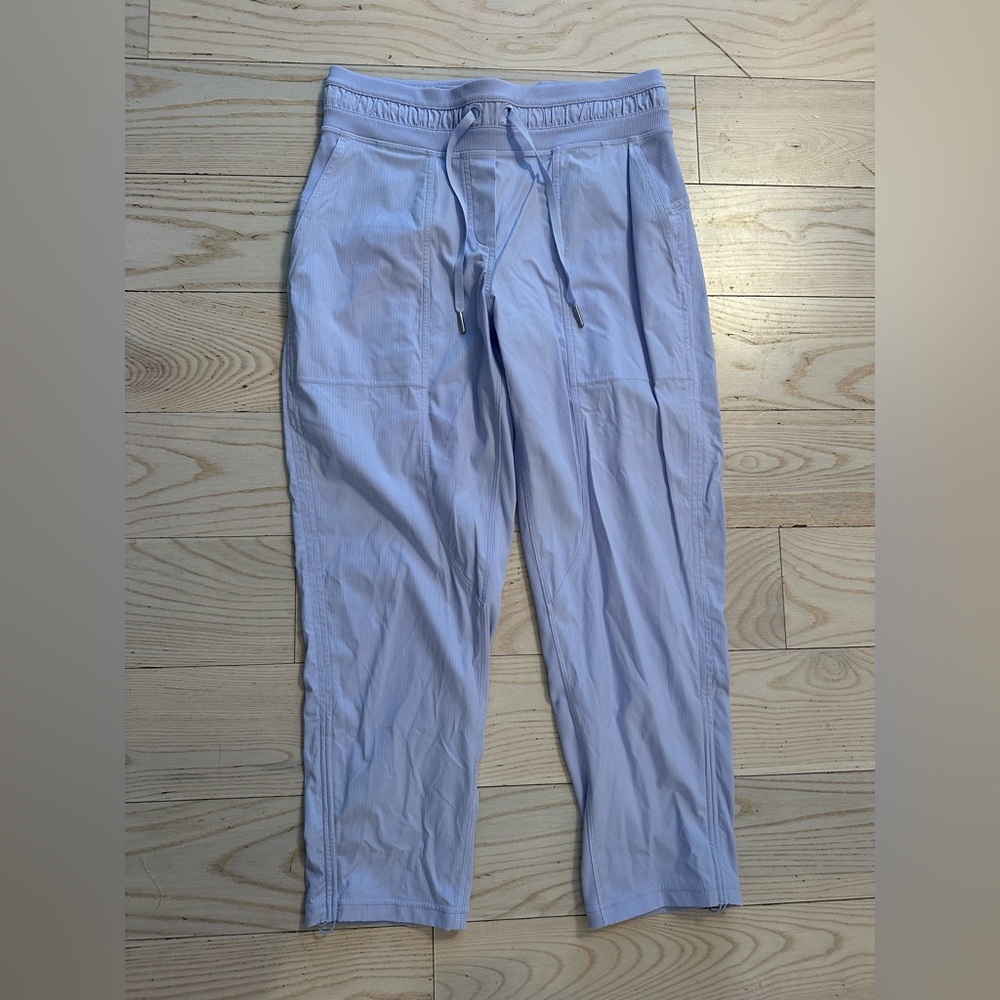 Lululemon Size 6 Lavender Jogger Pants Ribbed Waistband